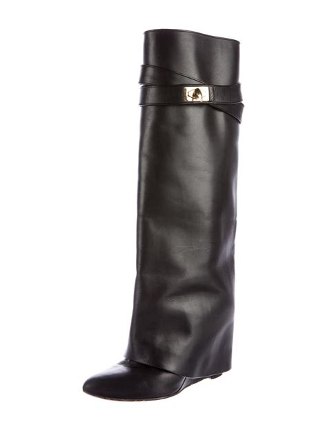 givenchy fold over boots knock off|givenchy snakeskin boots.